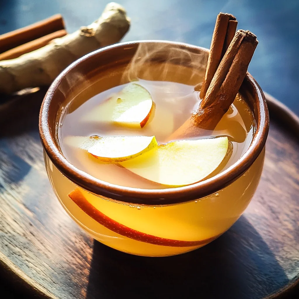Apple Cinnamon Tea with Ginger