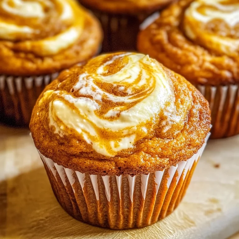 Best Swirled Pumpkin Cream Cheese Muffins