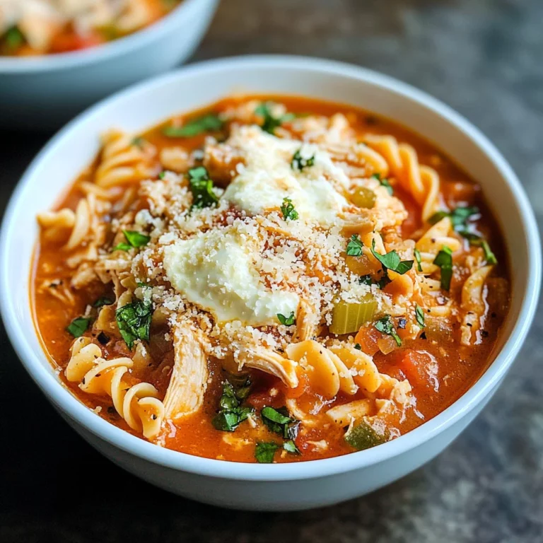 Crockpot Chicken Parmesan Soup Recipe