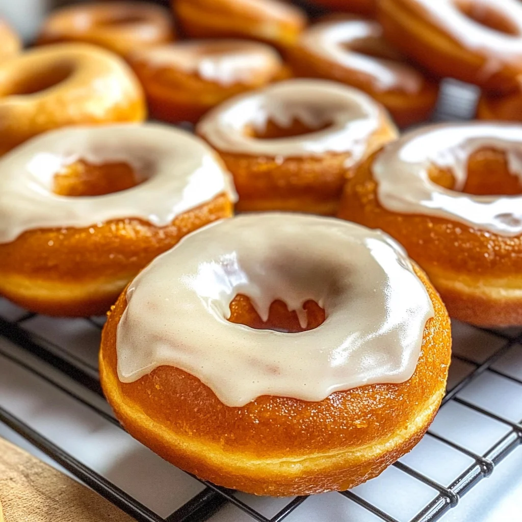 Maple Glazed Pumpkin Donuts
