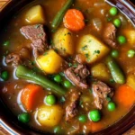 My Mom's Old-Fashioned Vegetable Beef Soup