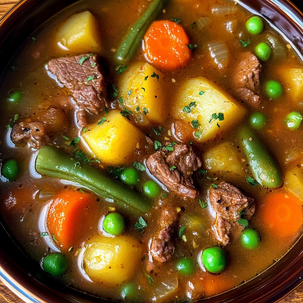 My Mom's Old-Fashioned Vegetable Beef Soup
