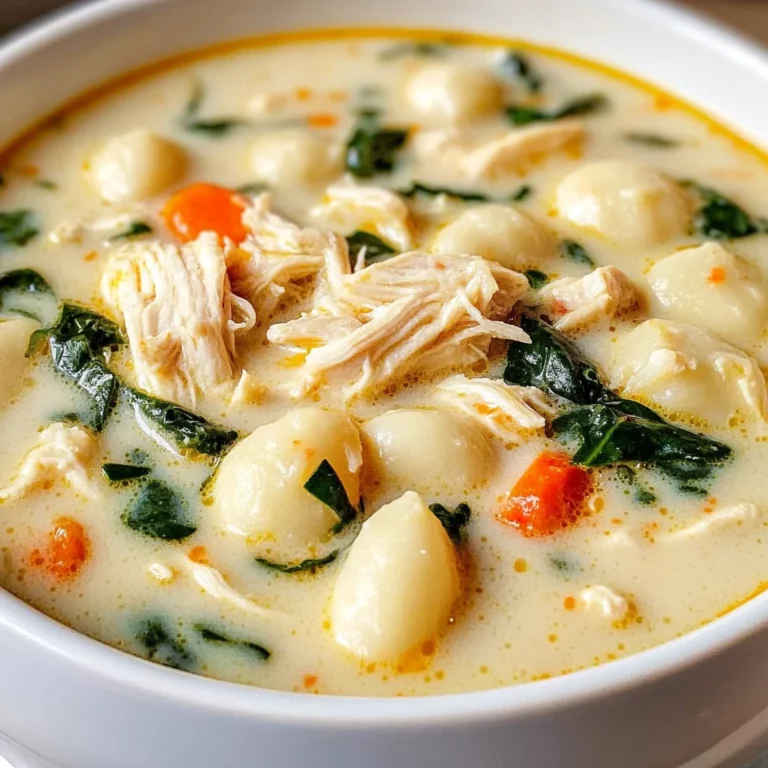 Olive Garden Chicken Gnocchi Soup