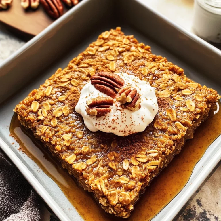 Pumpkin Baked Oatmeal