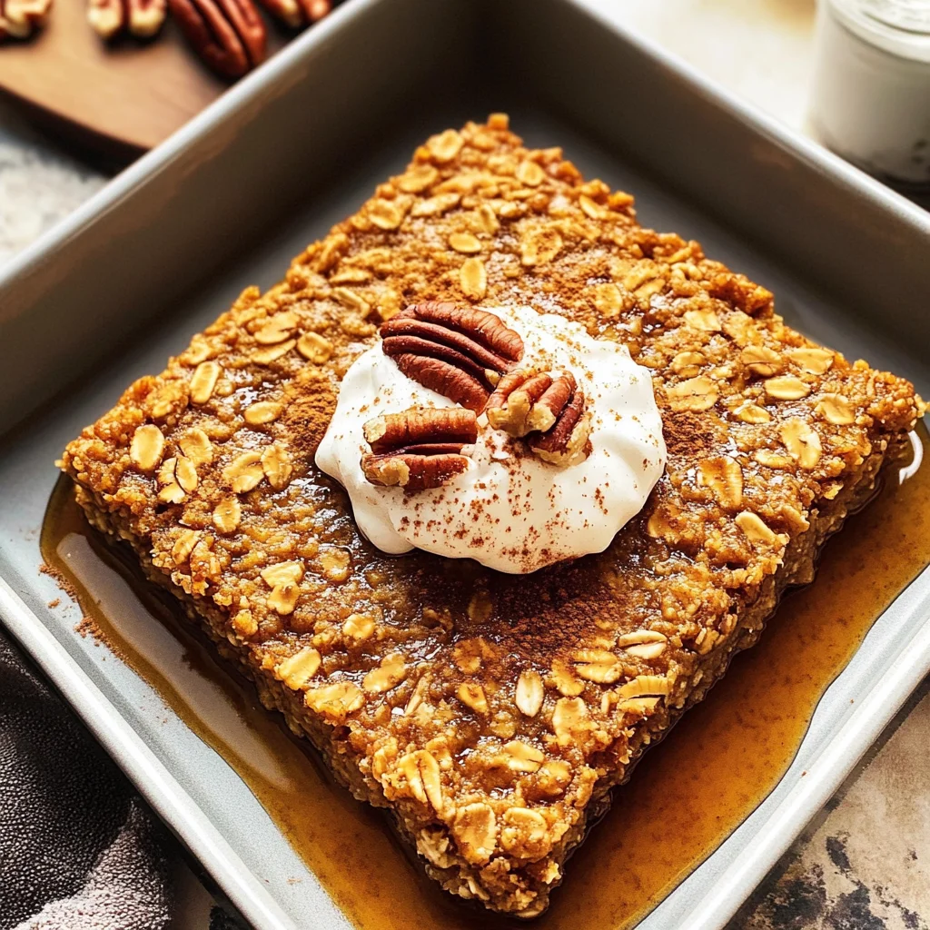 Pumpkin Baked Oatmeal