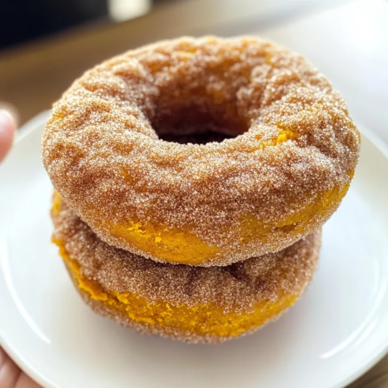 Pumpkin Cinnamon Sugar Donuts