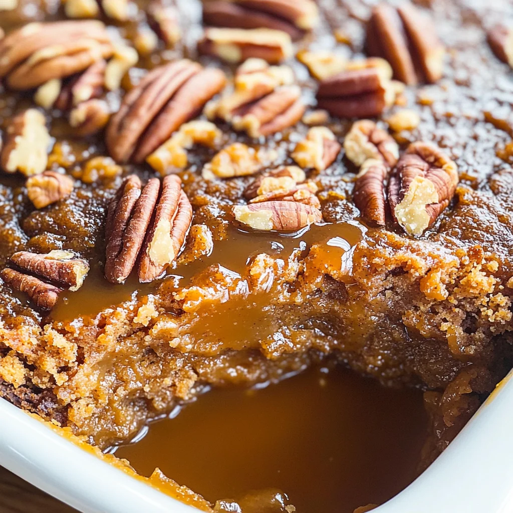 Pumpkin Pecan Cobbler