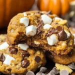 Pumpkin S'mores Cookies