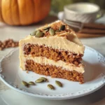 Pumpkin Spice Cake with Brown Sugar Cream Cheese Frosting