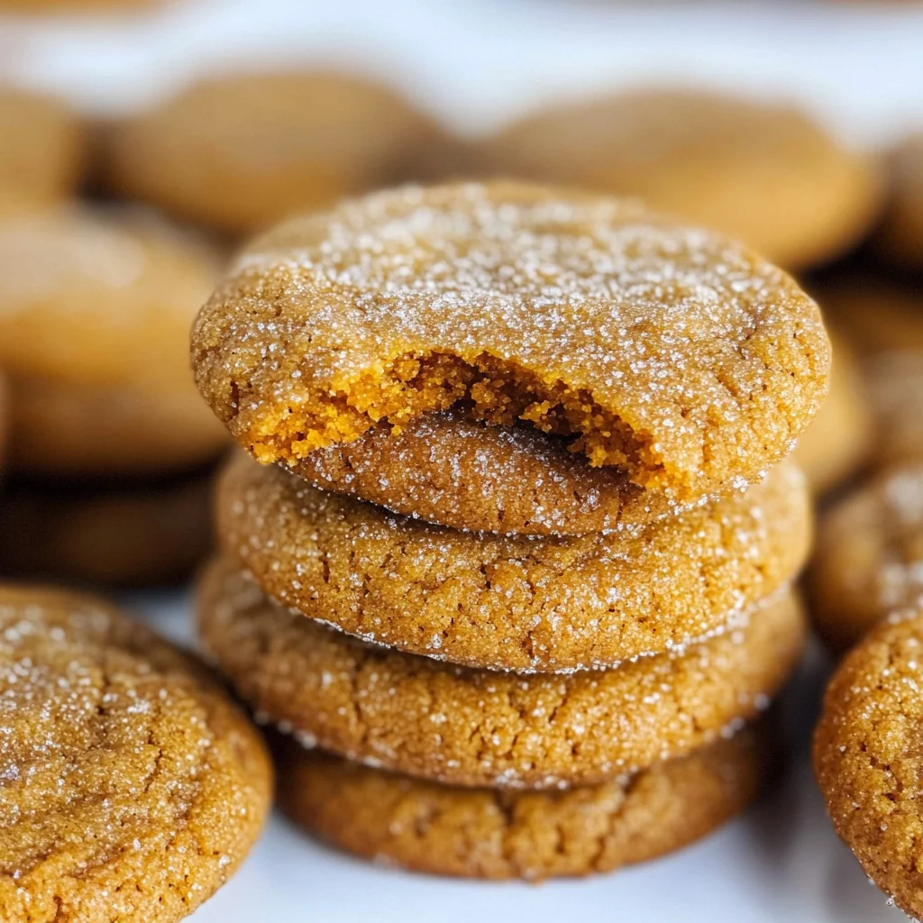 Soft and Chewy Pumpkin Molasses Cookies