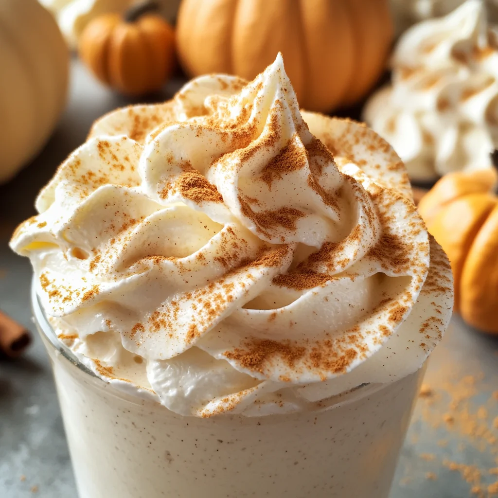Starbucks Pumpkin Spice Whipped Cream