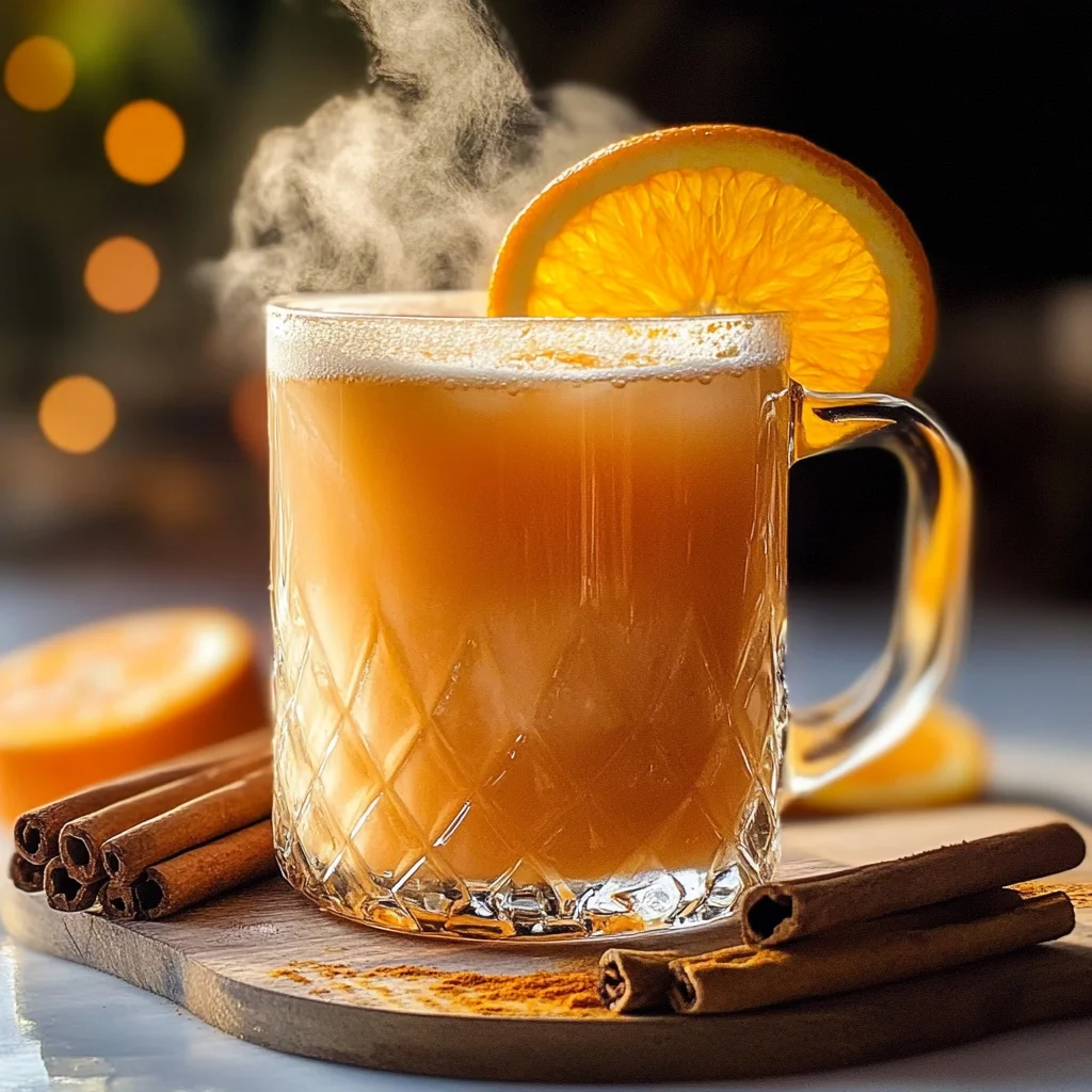 Warm Cinnamon Orange Delight Mocktail Recipe