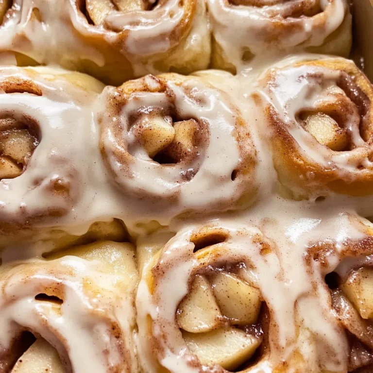 Apple Cinnamon Rolls with Apple Pie Filling