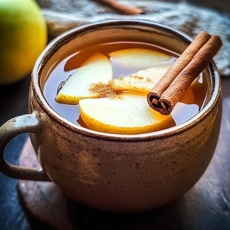 Apple Cinnamon Tea with Ginger