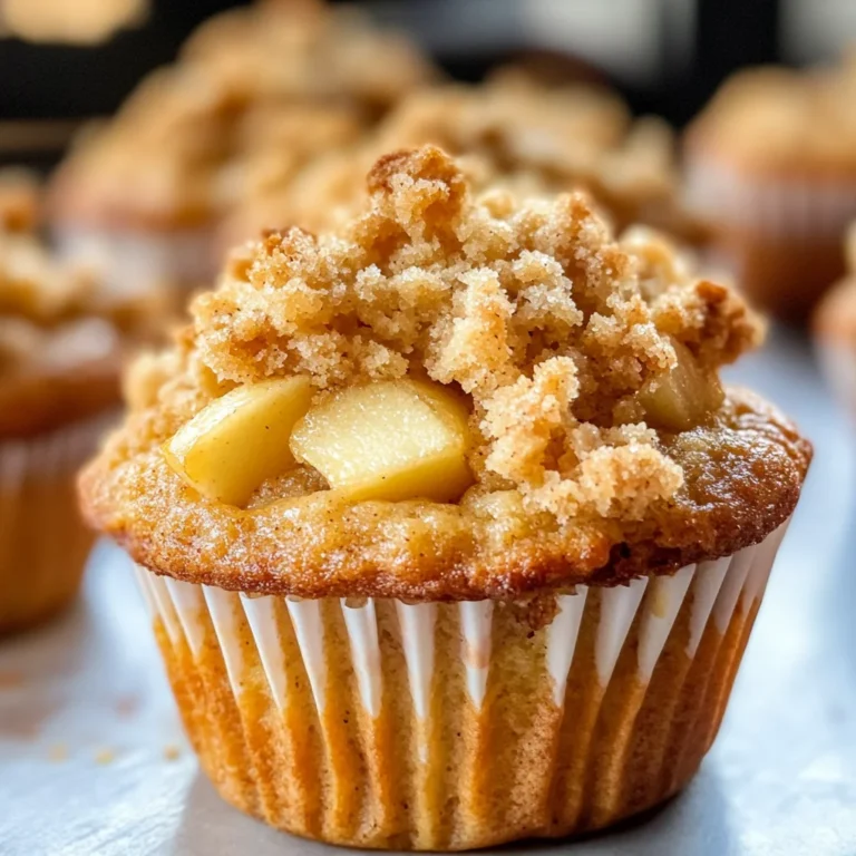 Apple Crumble Muffins
