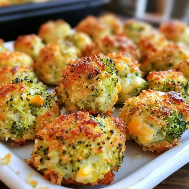 Baked Broccoli Cheese Balls