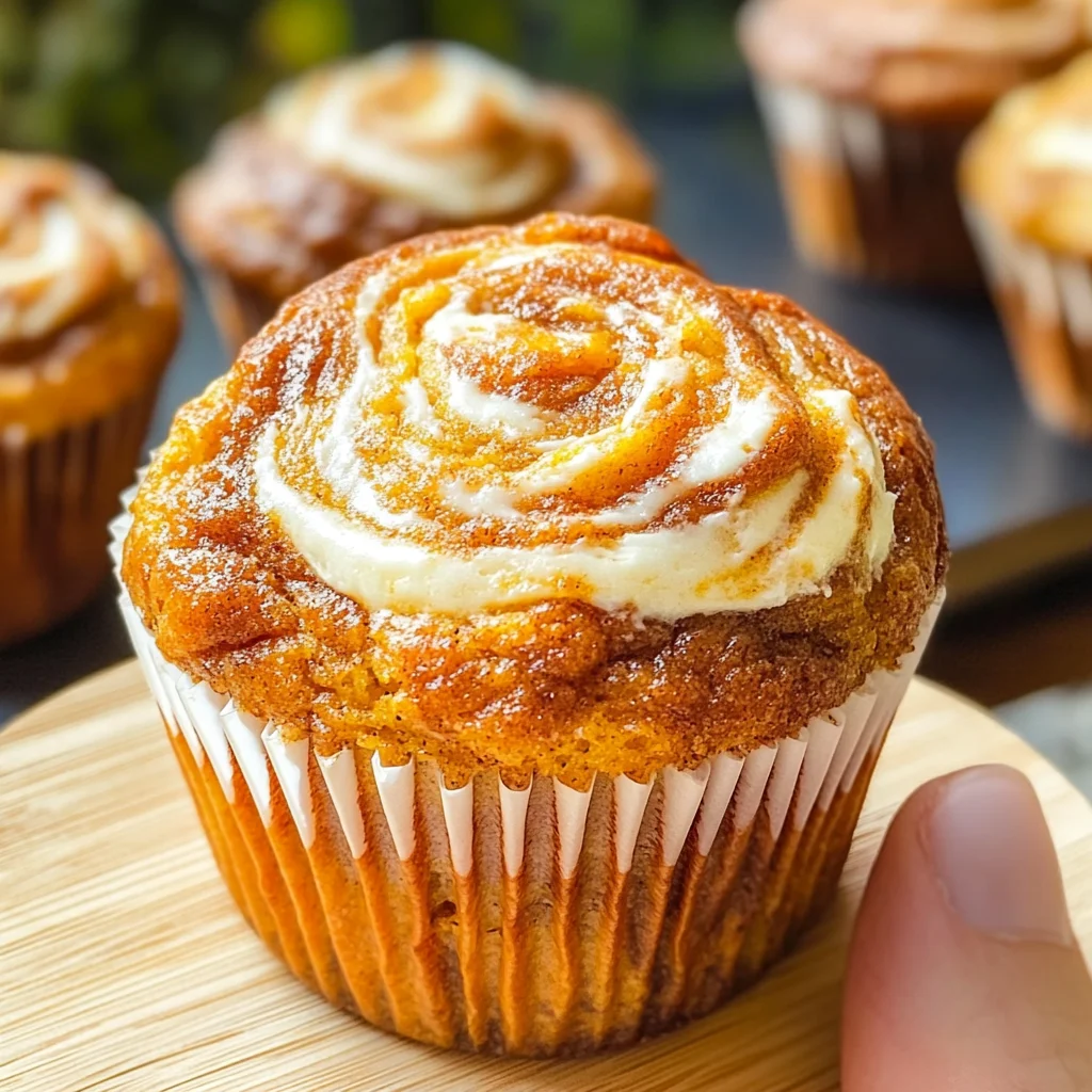 Best Swirled Pumpkin Cream Cheese Muffins