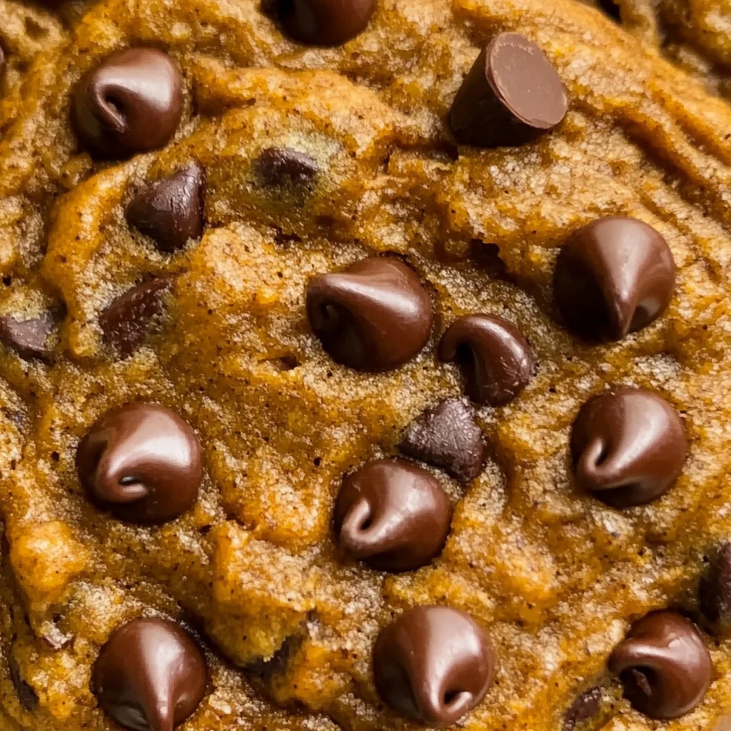 Chewy Pumpkin Chocolate Chip Cookies Recipe