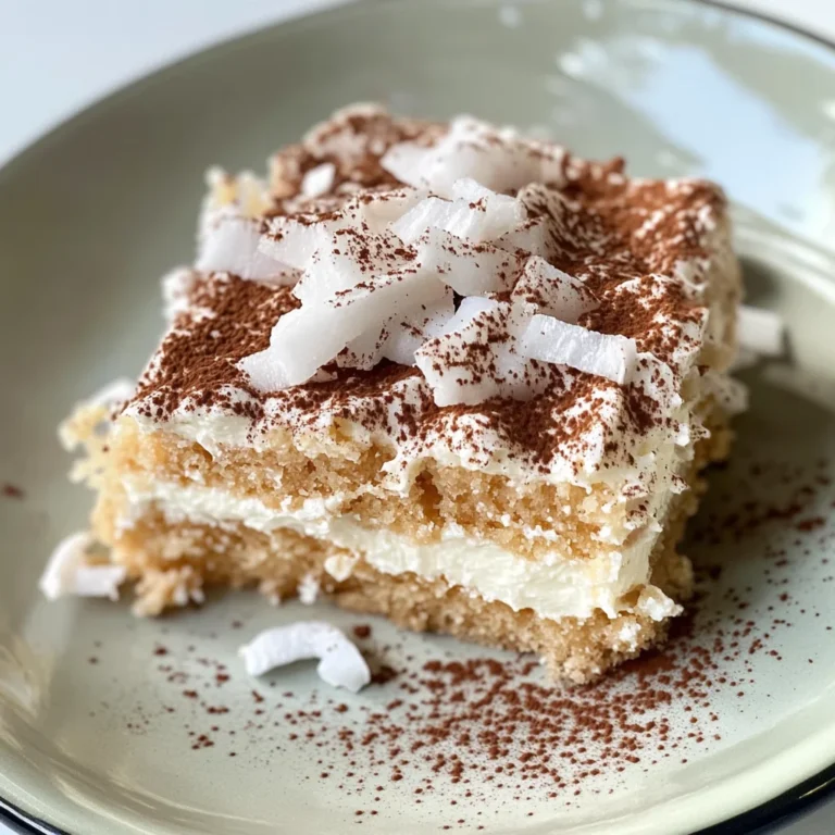 Coconut Rum (Coquito) Tiramisu
