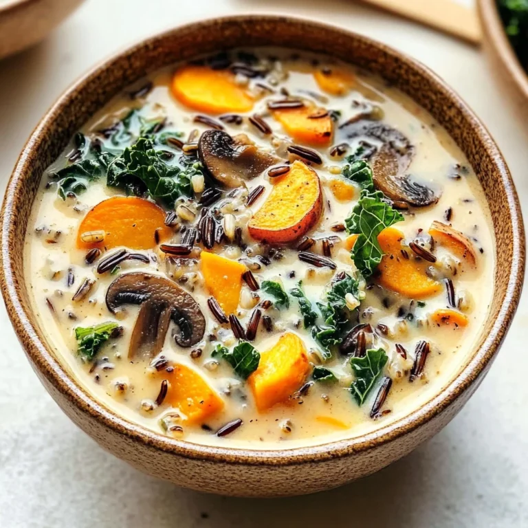 Cozy Autumn Wild Rice Soup