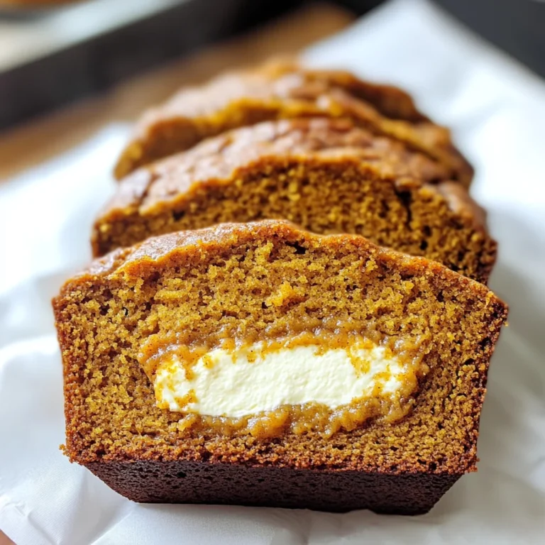 Cream Cheese-Filled Pumpkin Bread