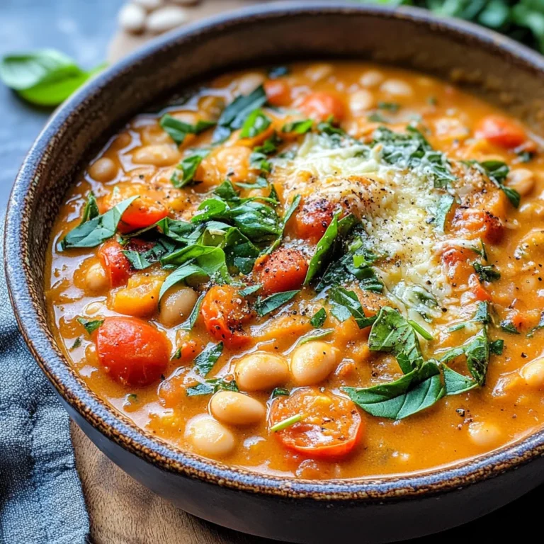Creamy Tomato White Bean Stew
