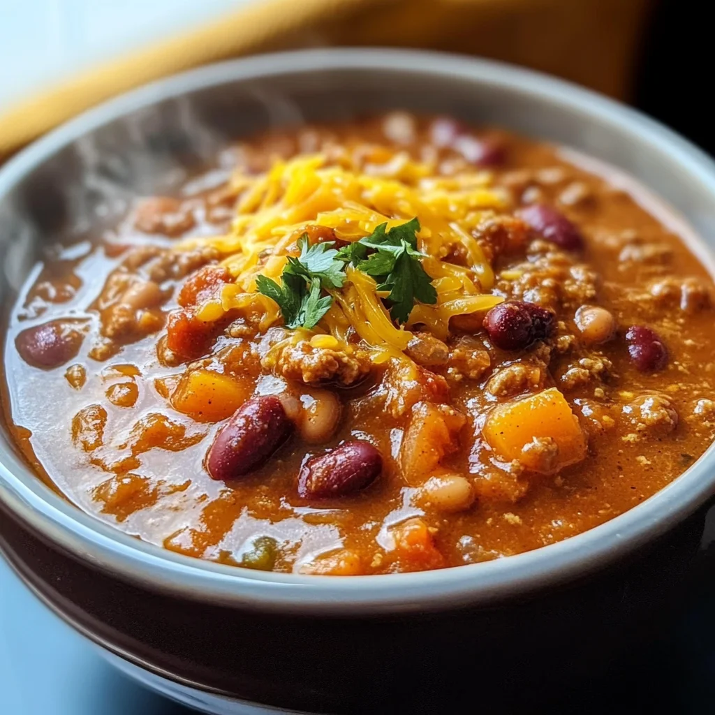 Crockpot Pumpkin Chili
