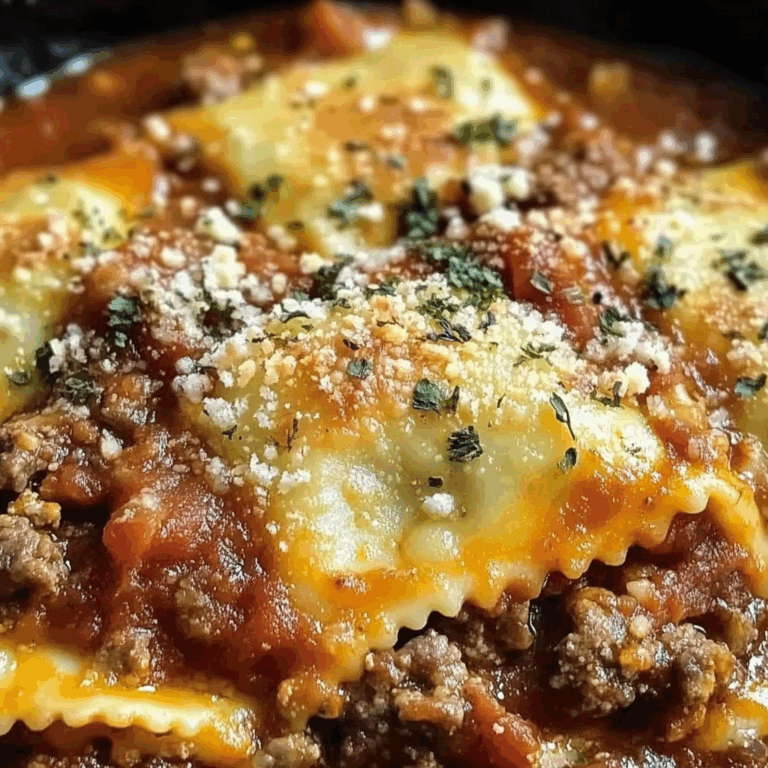 Crockpot Ravioli Lasagna: A Hands-Off, Flavor-Packed Comfort Food Masterpiece