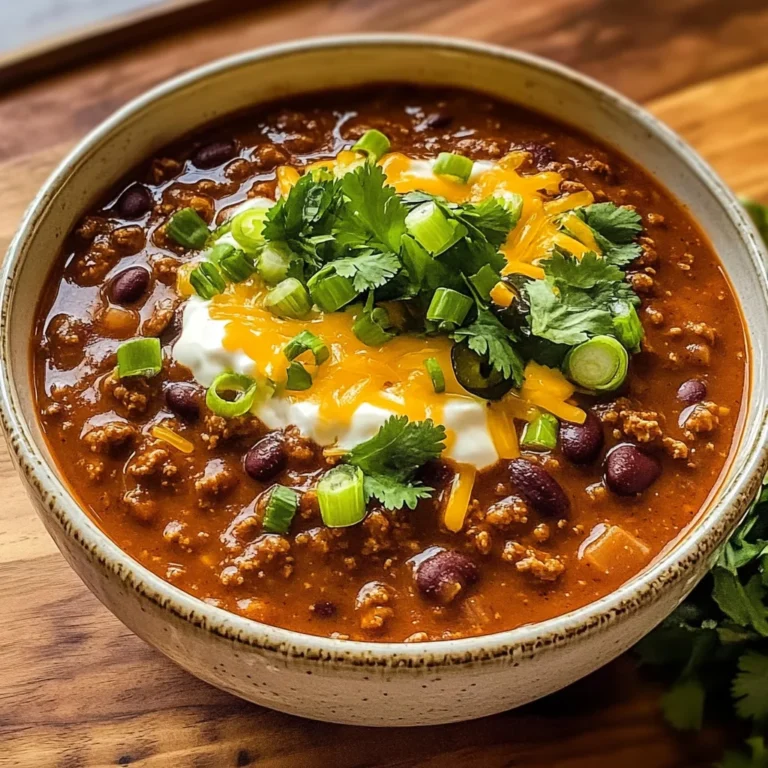 Crockpot Spicy Queso Beef Chili