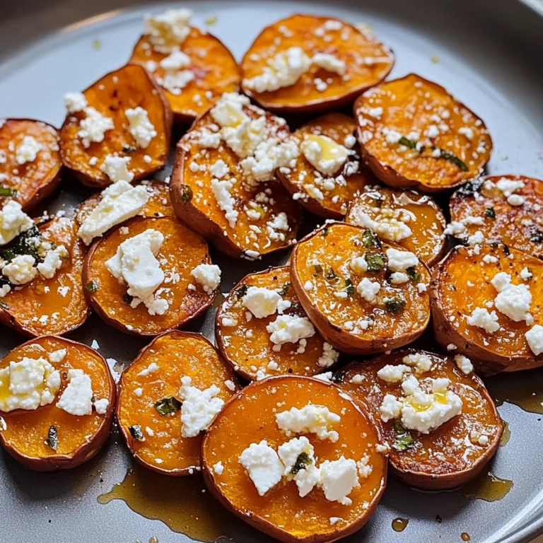 Delicious Honey Feta Sweet Potato Rounds Recipe for Any Meal