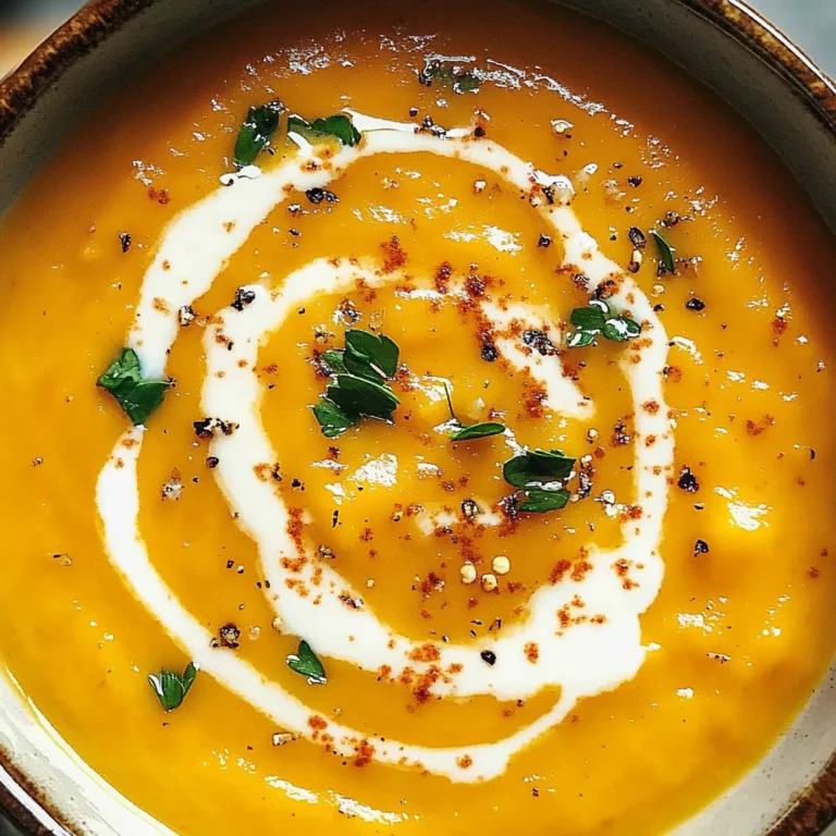 Easy Butternut Squash and Sweet Potato Soup