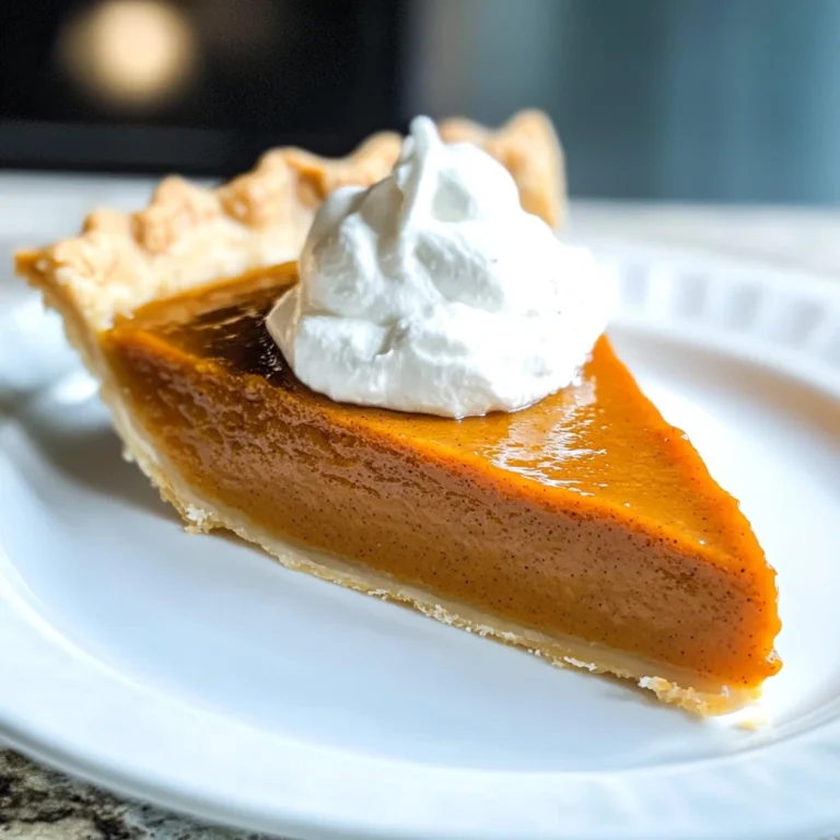Easy Pumpkin Pie