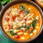 Fire Roasted Parmesan & White Bean Soup