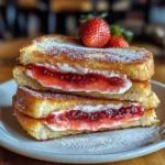 Fried Strawberry Cheesecake Sandwiches