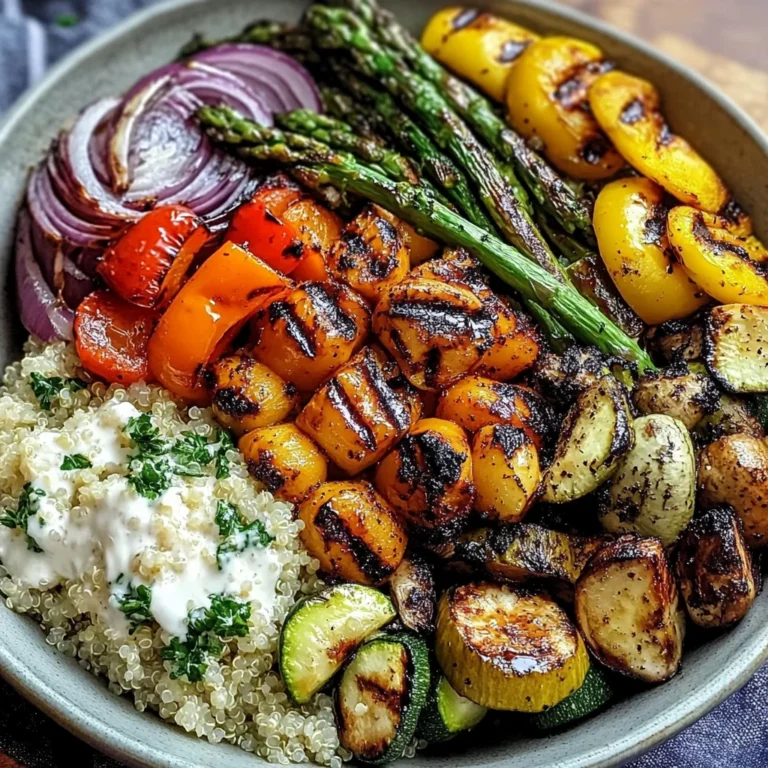 Grilled Veggie Bowl with Quinoa