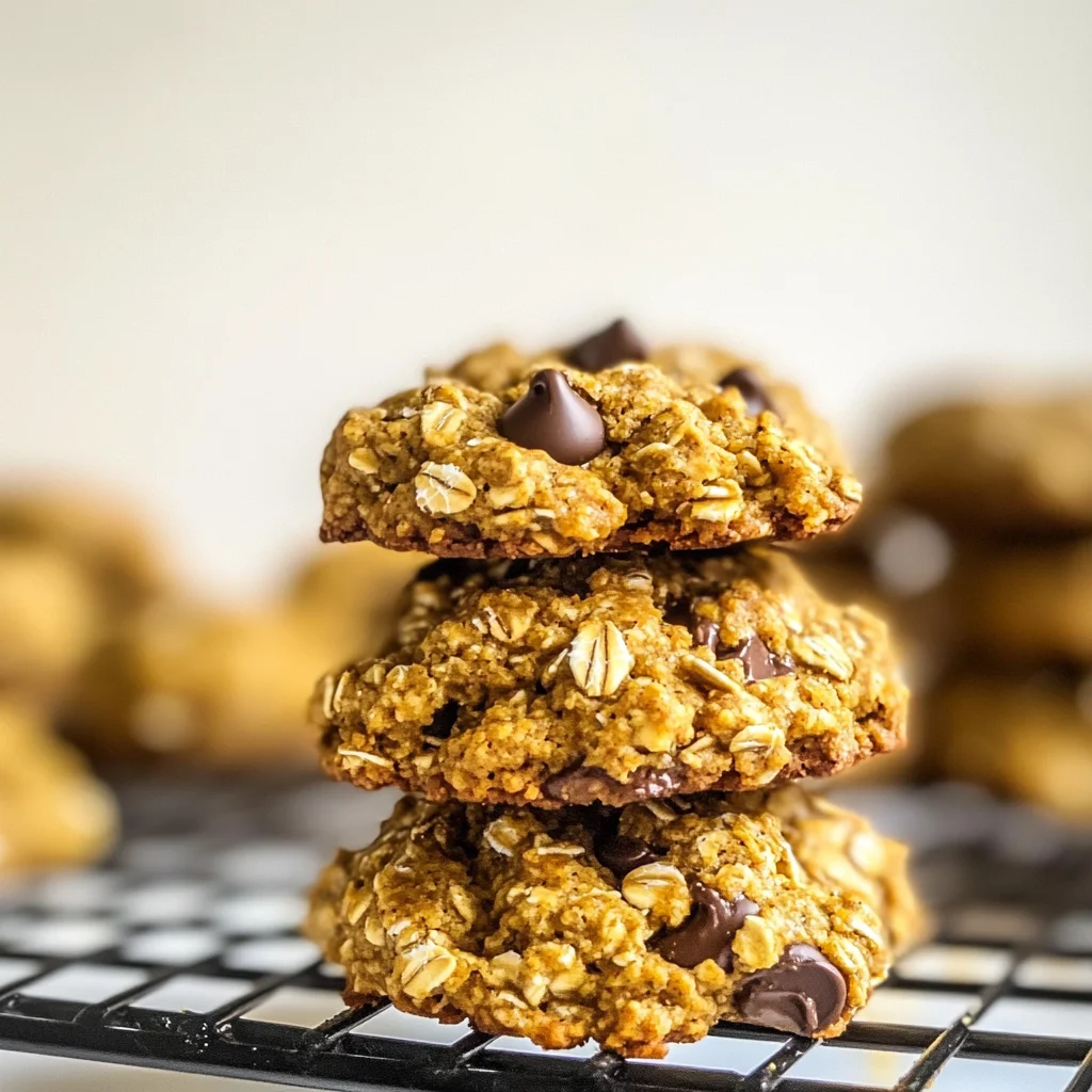 Healthy Pumpkin Oat Cookies