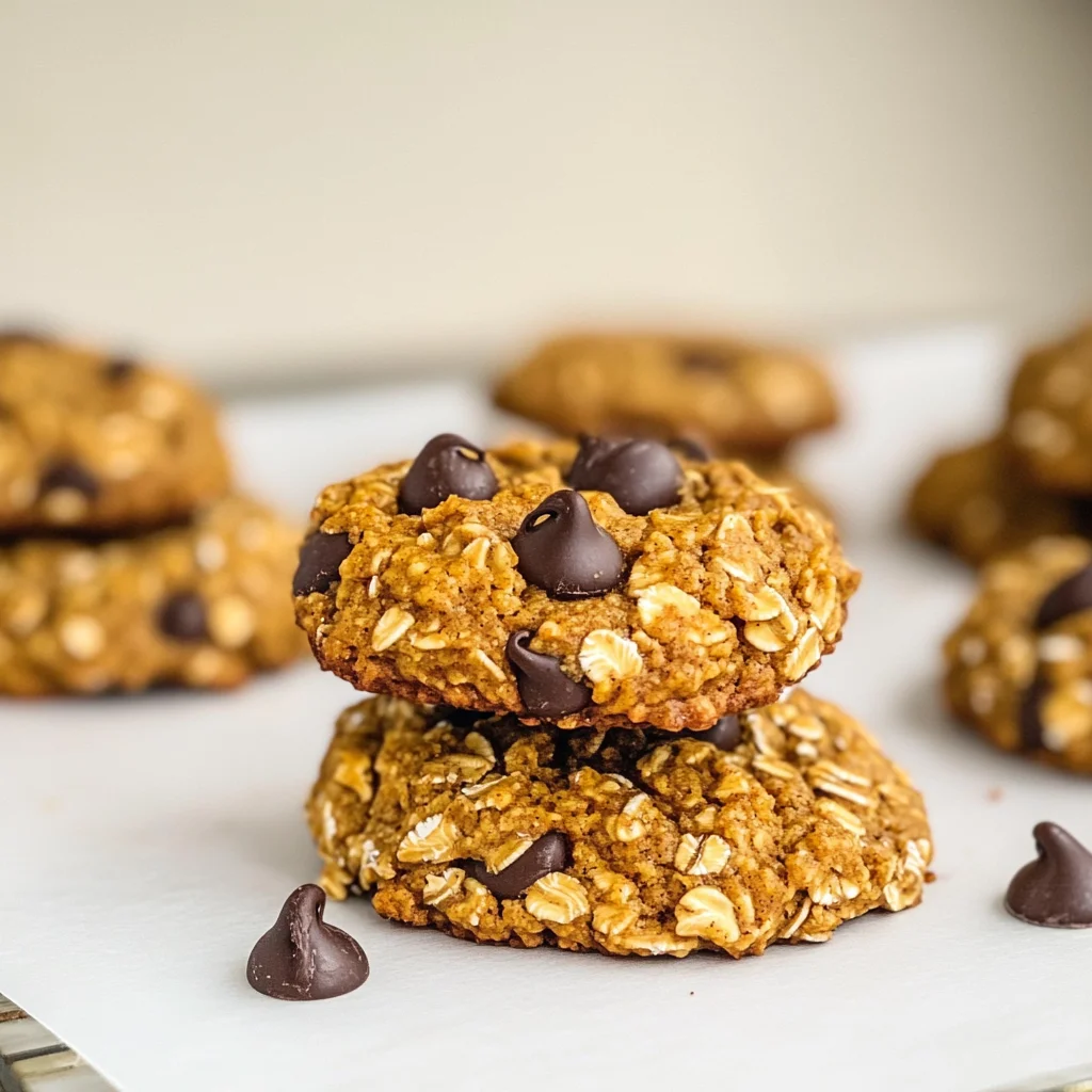 Healthy Pumpkin Oat Cookies