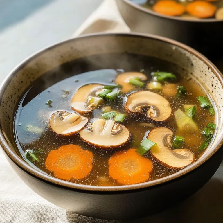 Japanese Clear Soup Recipe