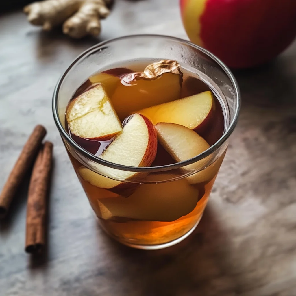 Korean Apple Tea with Ginger and Cinnamon (Saegwa Cha)