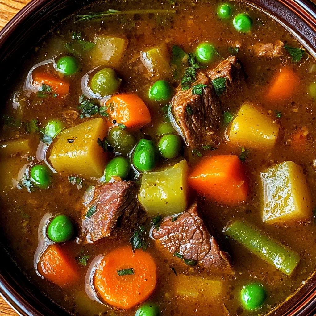 My Mom's Old-Fashioned Vegetable Beef Soup