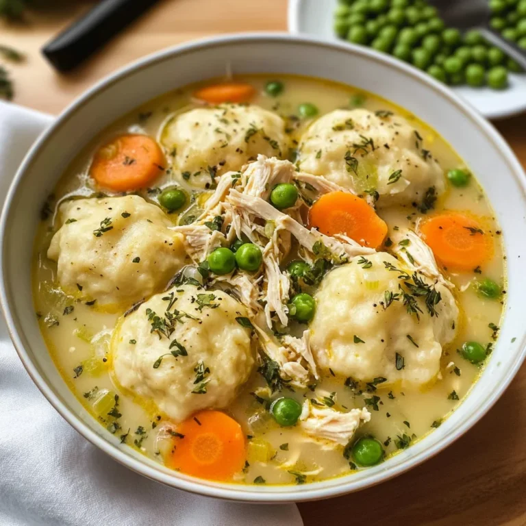 One Pot Chicken Dumpling Soup (with refrigerated biscuit dough!)