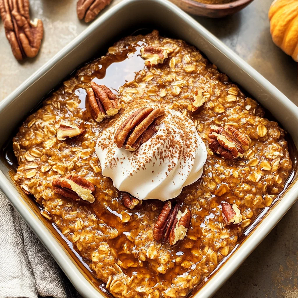 Pumpkin Baked Oatmeal
