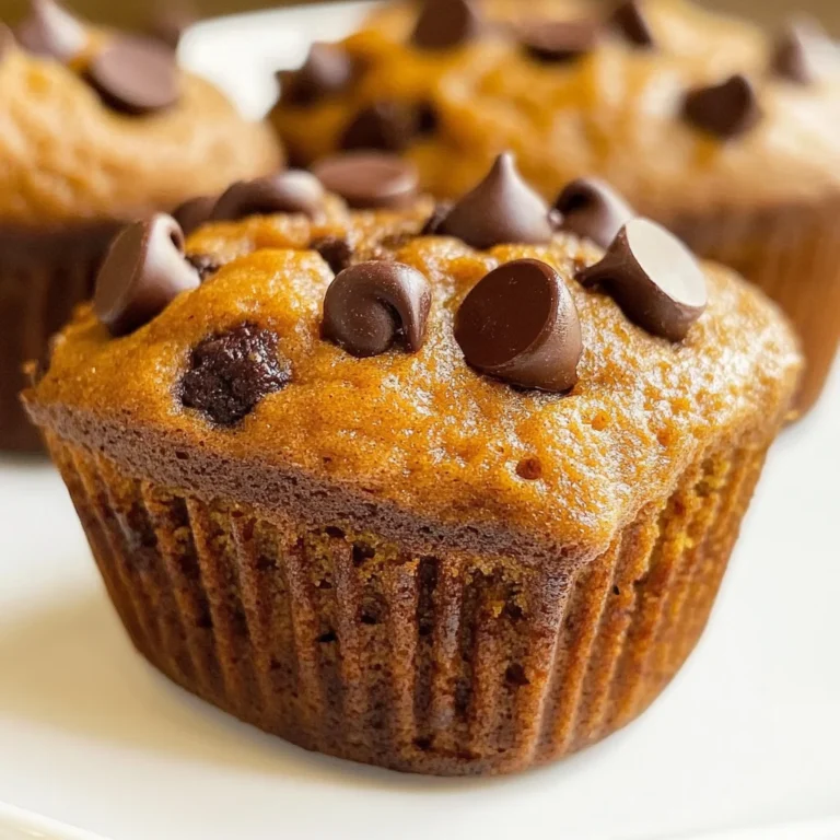 Pumpkin Chocolate Chip Muffins