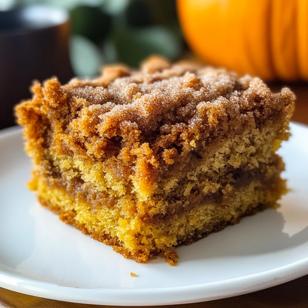 Pumpkin Coffee Cake