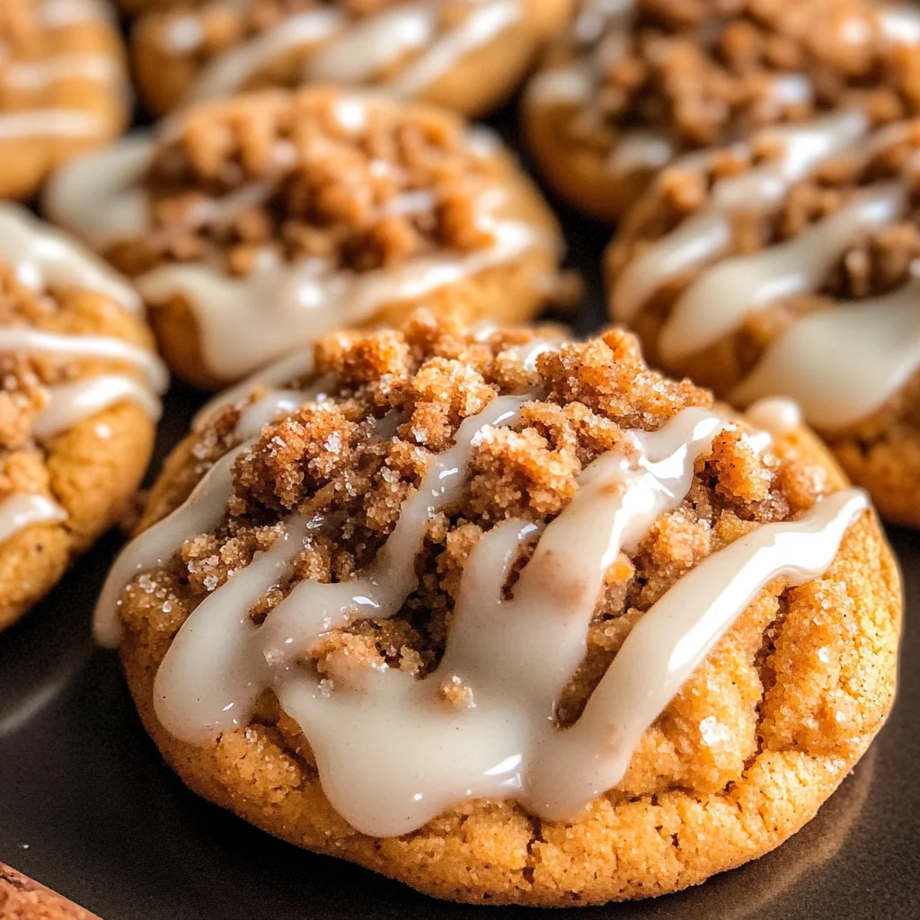 Pumpkin Coffee Cake Cookies