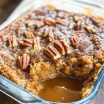 Pumpkin Pecan Cobbler