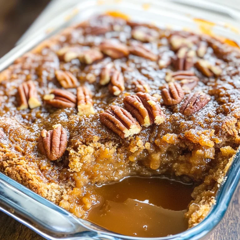 Pumpkin Pecan Cobbler