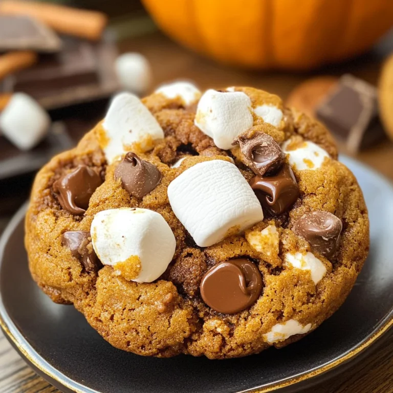 Pumpkin S'mores Cookies