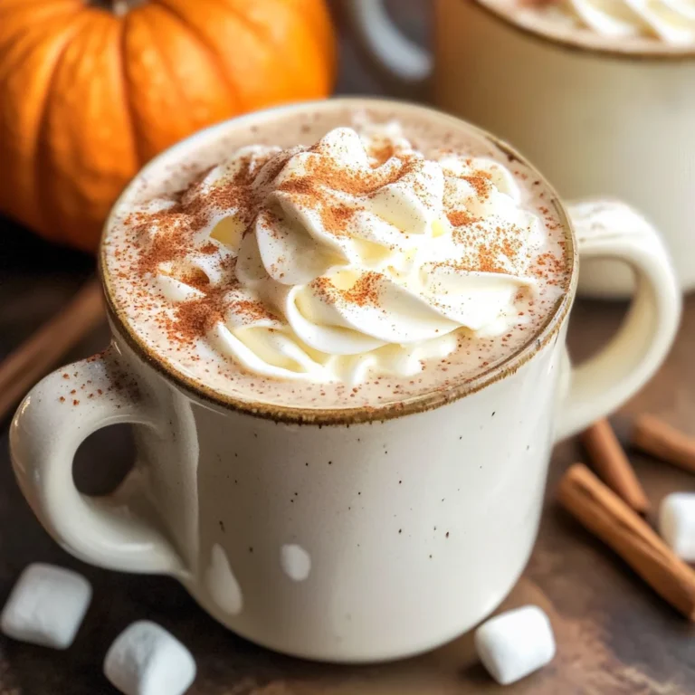 Pumpkin White Hot Chocolate