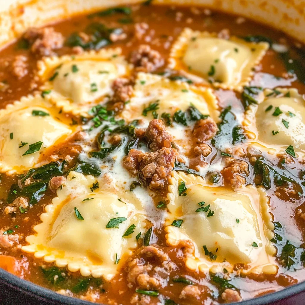 Ravioli Soup